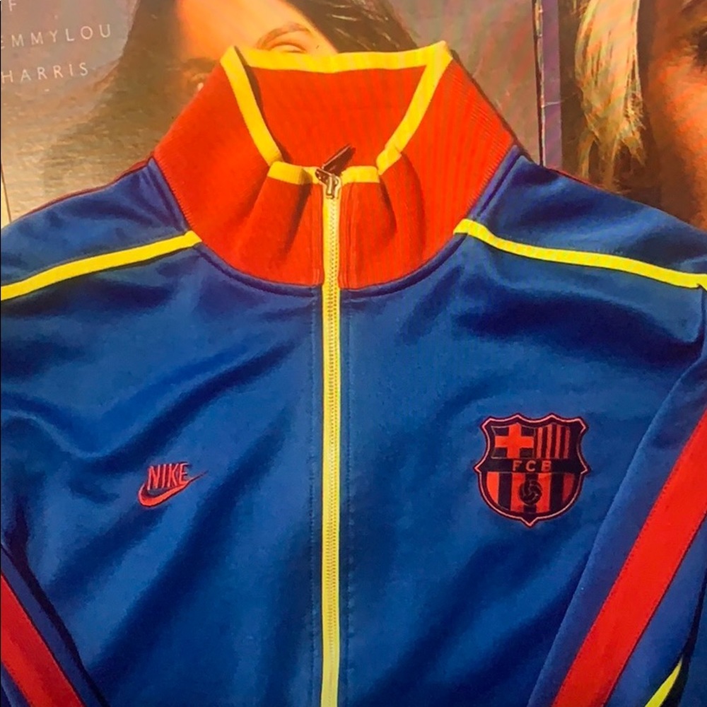 Nike Vintage Fc Barcelona warmup jacket